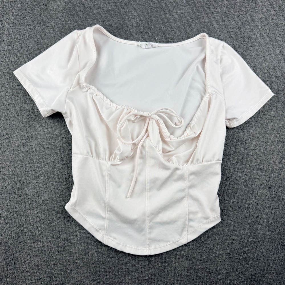 Live In The Moment Women's S‎ Small Pink Corset Style Top T57037